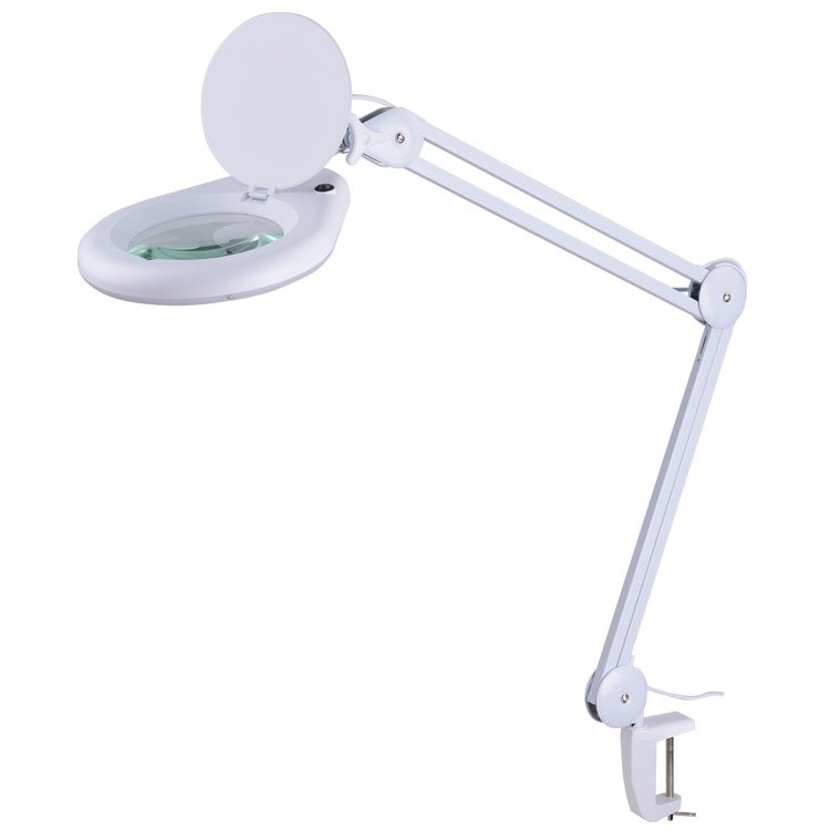 Professional table floor portable facial steamer magnifying lamp round led lamp for beauty salon tattoo master
