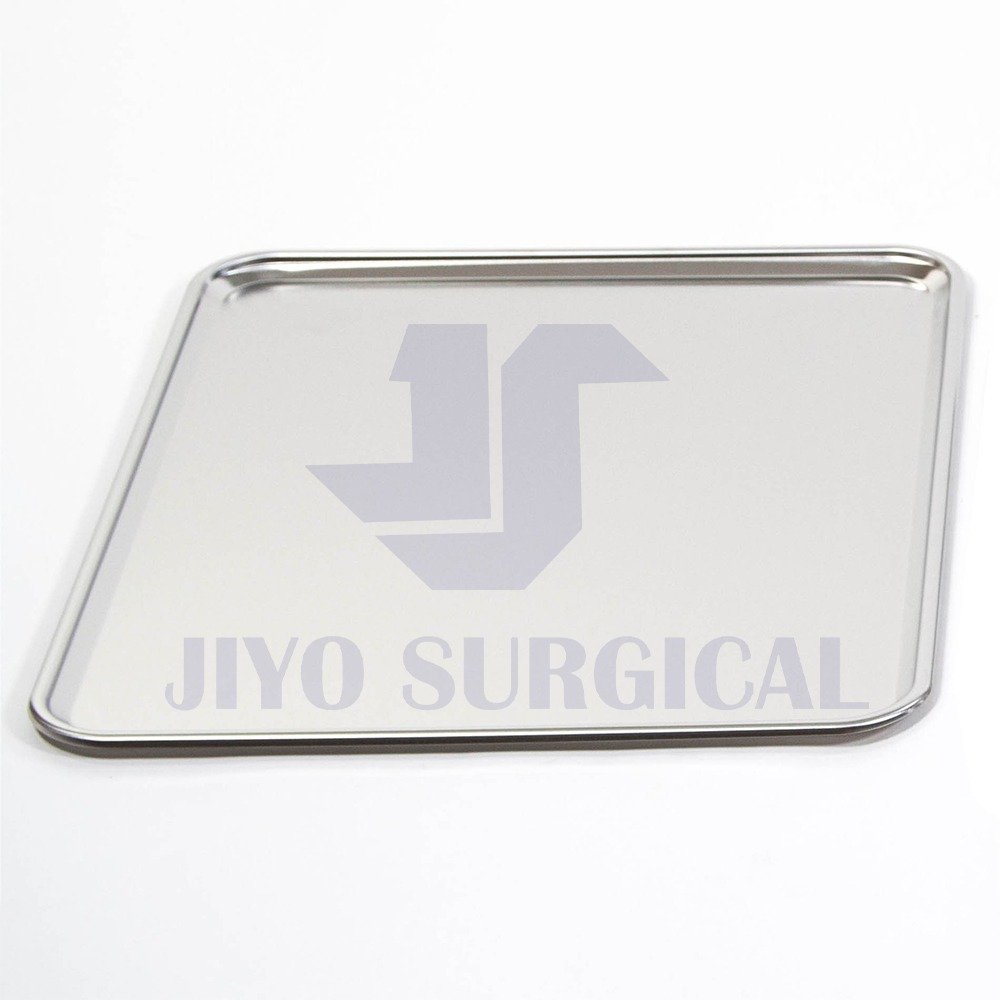 Top Quality Metal Mayo Tray for Medical Instruments, Dental, Tattoo and Surgical Supplies, Stainless Steel, 19" x 12-1/2" x 5/8