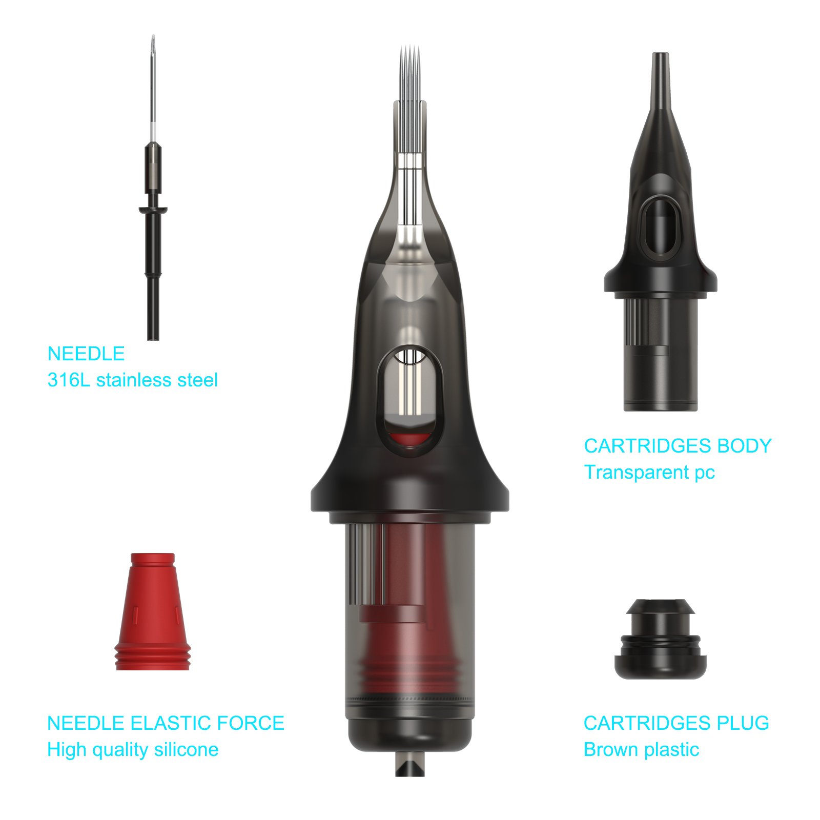 2022 Factory OEM Customized Auto Shield Multiple Tattoo Cartridge Needle