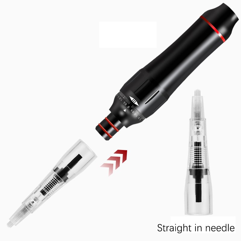 Wholesale Pmu Needles Permanent Makeup Machine 1rl Cartridge Eyebrow Tattoo Needle Supplies