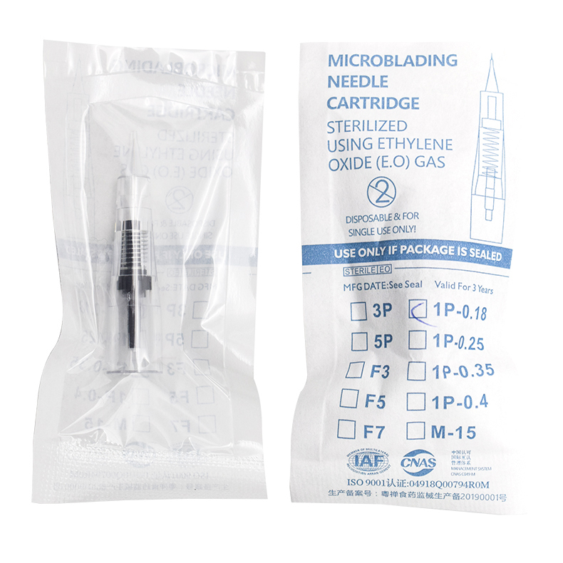 Wholesale Pmu Needles Permanent Makeup Machine 1rl Cartridge Eyebrow Tattoo Needle Supplies