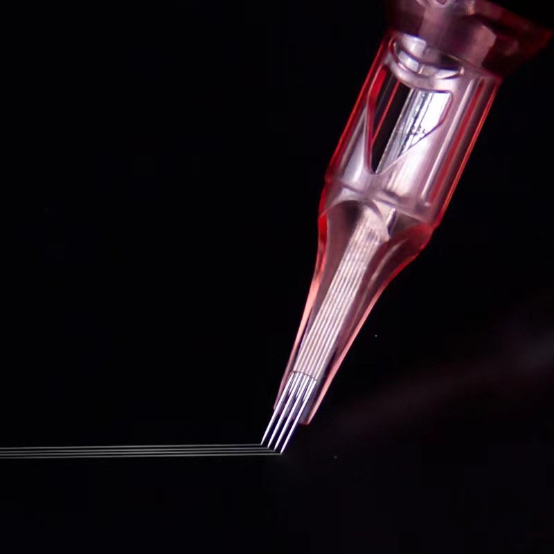 Wholesale High Quality Permanent Makeup Cartridge Needles with New Pink Tattoo Needle Supply