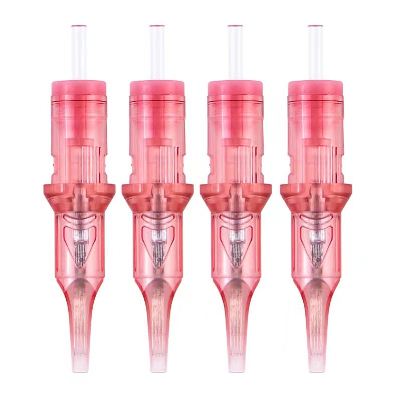 Wholesale High Quality Permanent Makeup Cartridge Needles with New Pink Tattoo Needle Supply