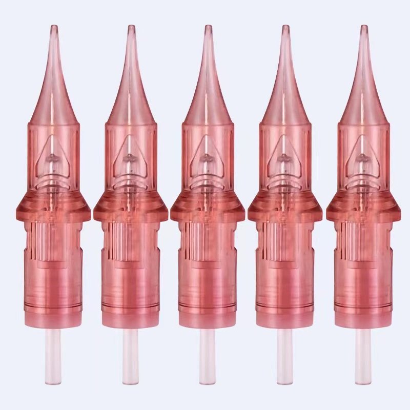 Wholesale High Quality Permanent Makeup Cartridge Needles with New Pink Tattoo Needle Supply