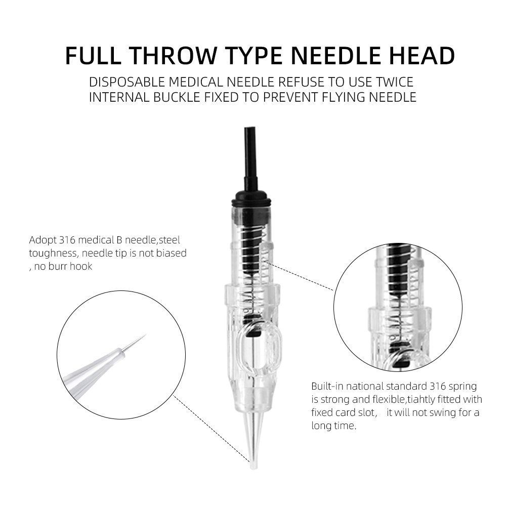 Tattoo Cartridge Needle Permanent Makeup disposable Tattoo needle cartridges For Permanent Makeup Machine