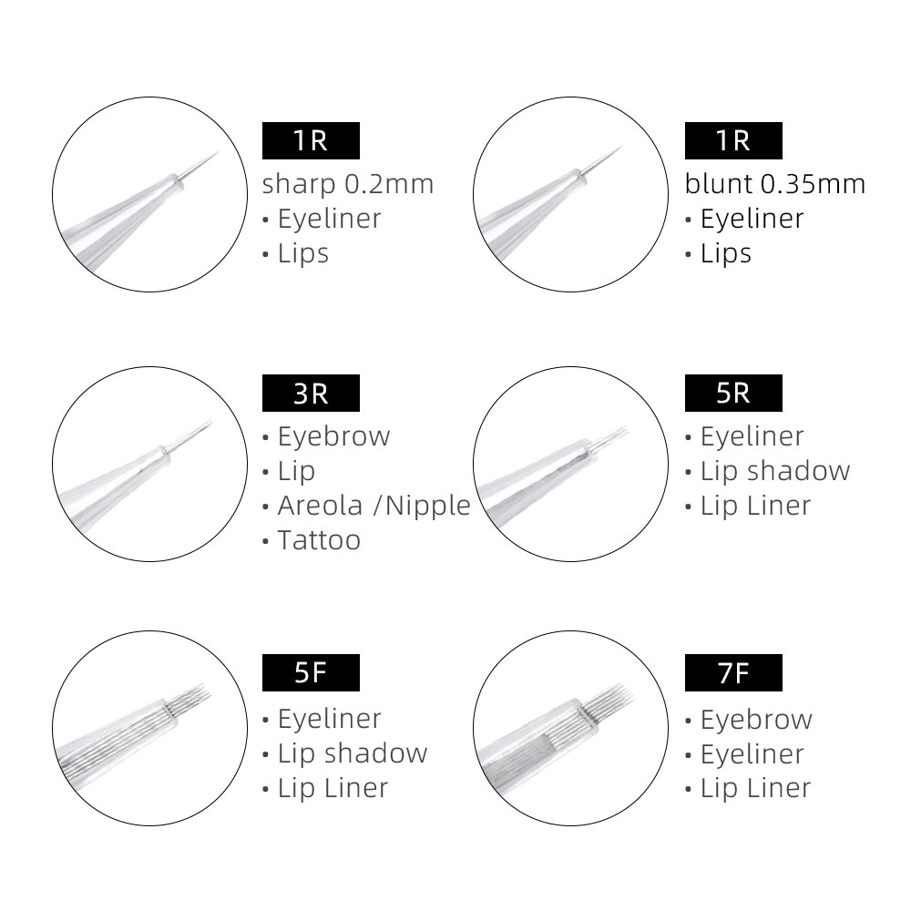 Tattoo Cartridge Needle Permanent Makeup disposable Tattoo needle cartridges For Permanent Makeup Machine