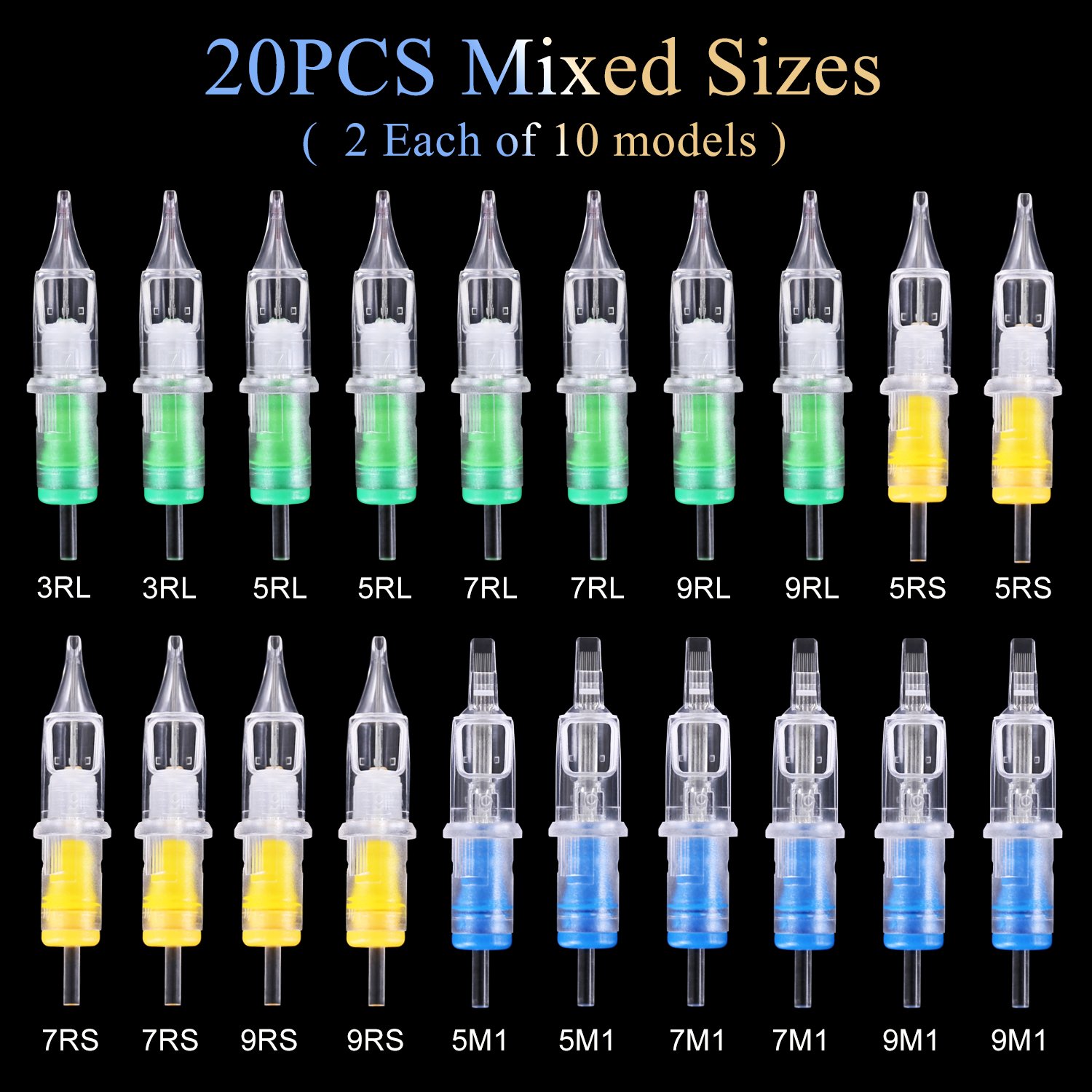 Spark universal premium tattoo needle cartridge permanent makeup tattoo cartridge needle