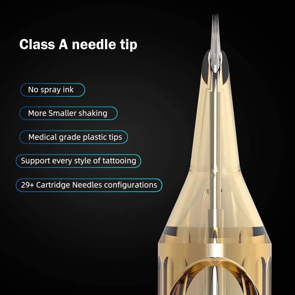 Wholesale Custom Ambition Premium 20Pcs/box RL RM RS M1 Disposable Tattoo Cartridges Needles for Tattoo Artists