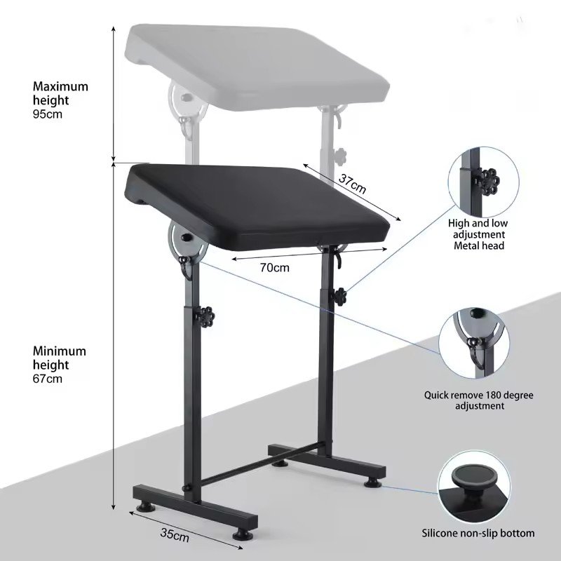 Hot Stainless Steel Tattoo Adjustable Arm Rest Tattoo Armrest Workstation