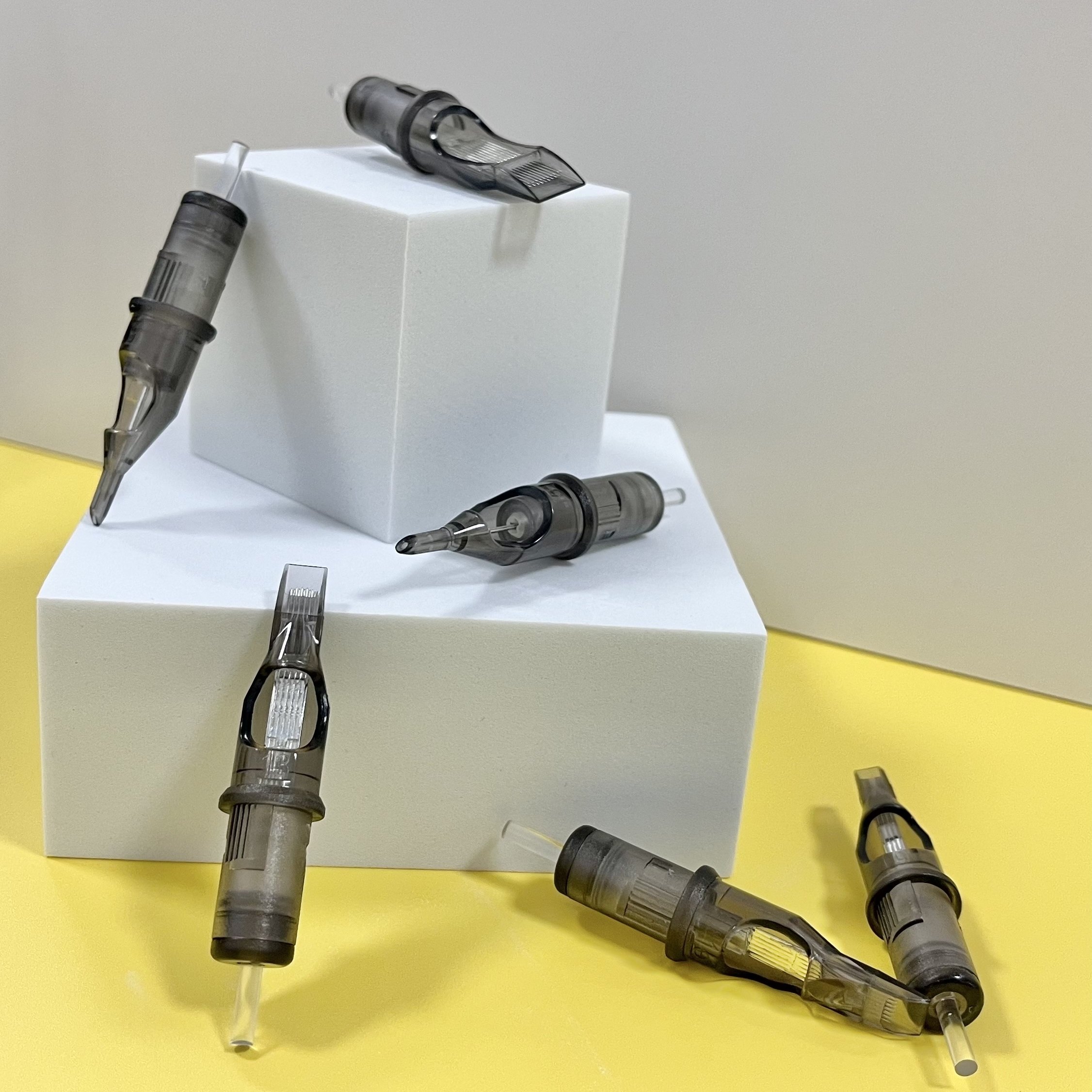 Permanent Makeup Needle Tattoo Flat Super Sharp Precise Tattoo Needle Cartridges Sterilized Tattoo Cartridges Needles/
