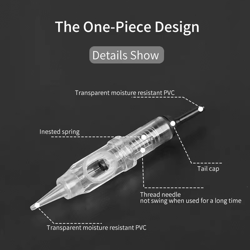 Professional 1R-0.18mm Nano Screw Cartridge Needle Needle Cartridge Permanent Makeup Eyebrow Micro Needles For Tattoo Supply