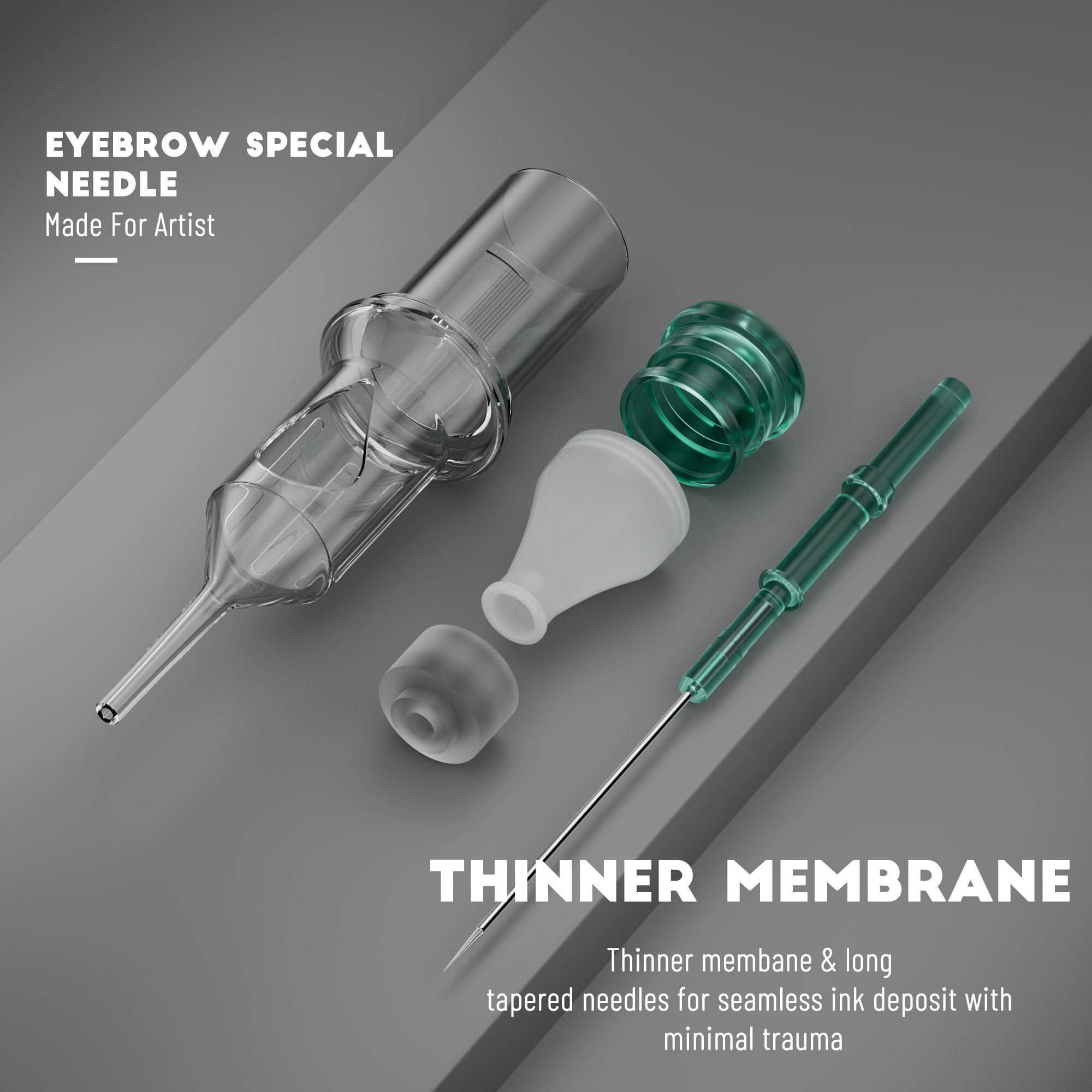 Premium Quality Pmu Smp Tattoo Cartridge Needle Super Sharp Durable Consistent Permanent Makeup Needles