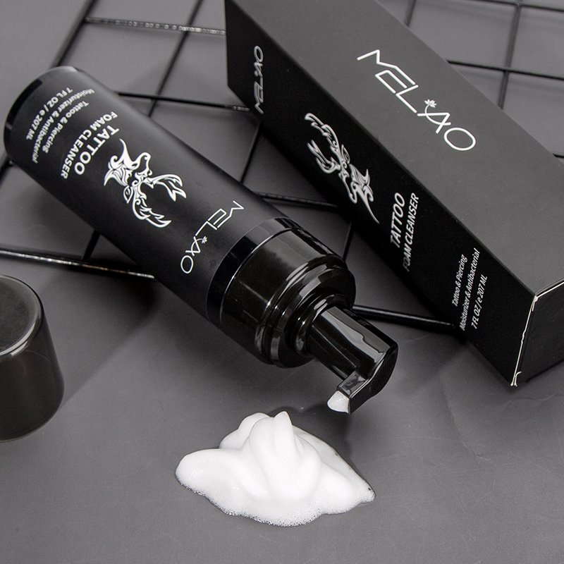 Private Label Body Face Eyebrow Moisturizing Cleansing Foam Soap Tattoo Aftercare Cleaner Mousse