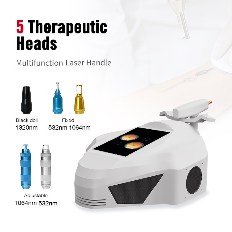 DF-LASER New FZZ Portable Pigments tattoo removal q switched carbon peeling 1064nm 532nm 1320nm nd yag laser depilation machines