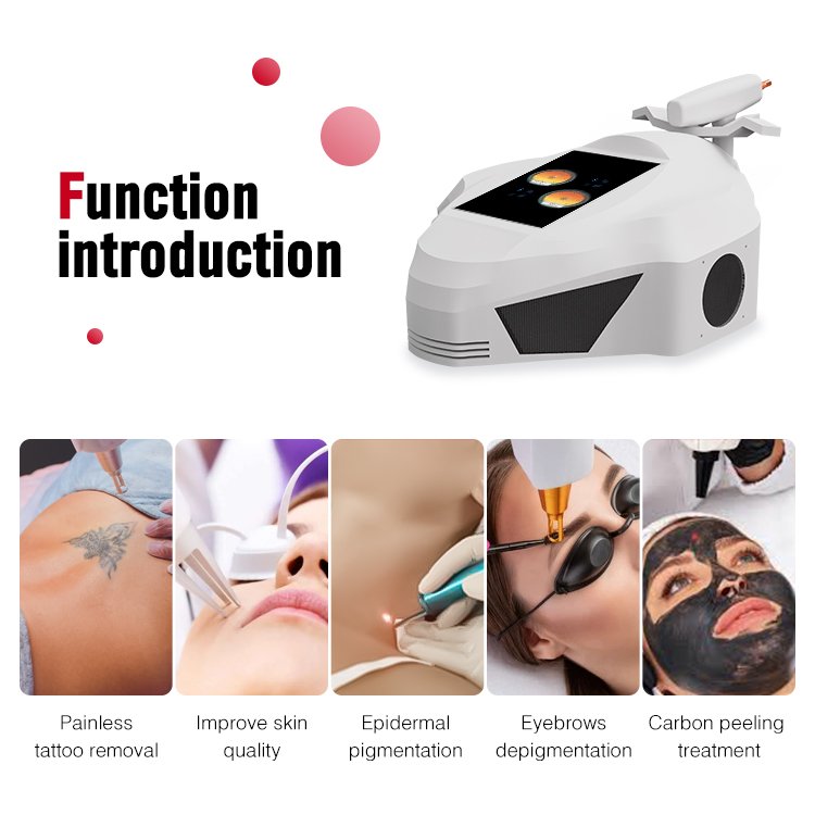 DF-LASER New FZZ Portable Pigments tattoo removal q switched carbon peeling 1064nm 532nm 1320nm nd yag laser depilation machines