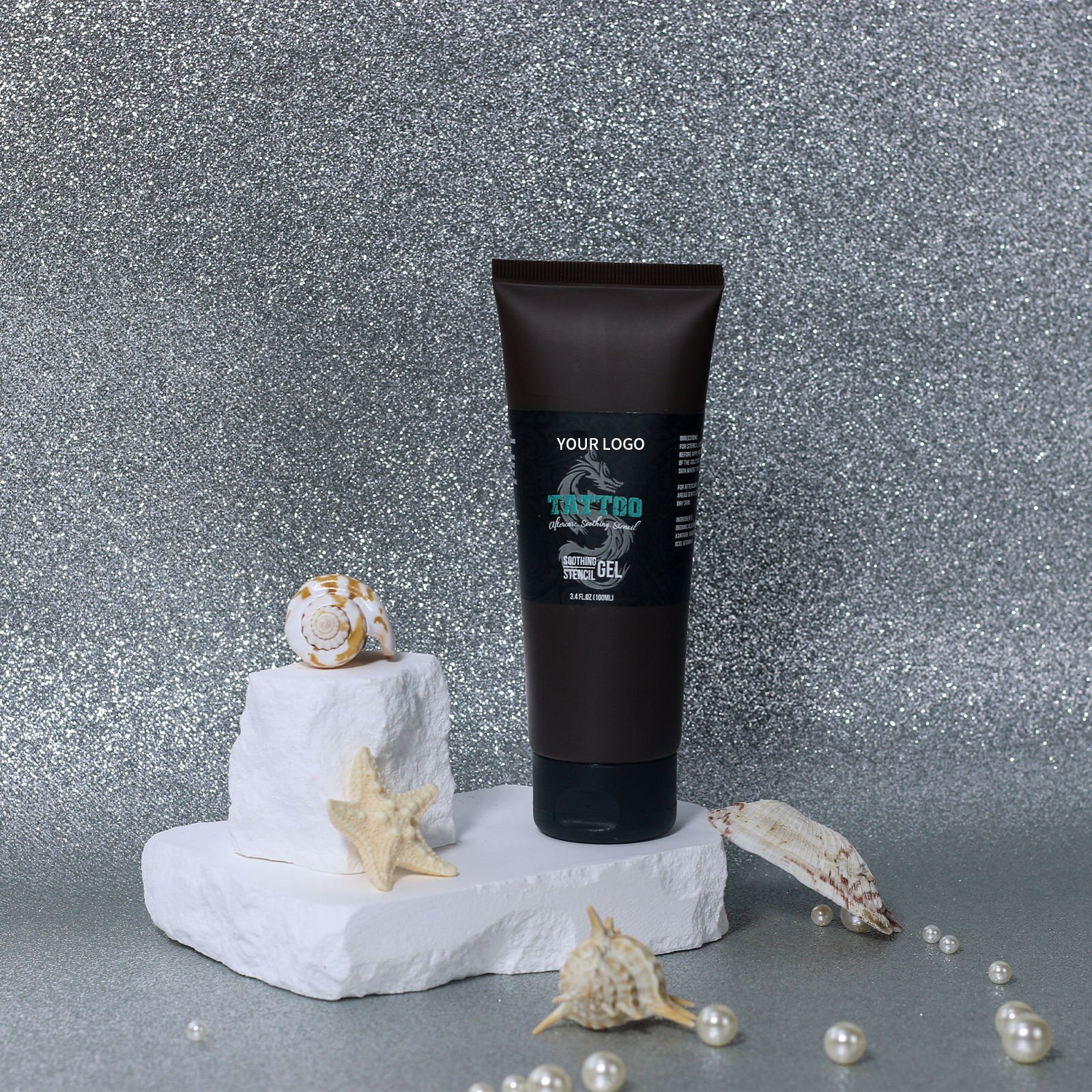 Repair Tattoo Aftercare Soothing healing Gel Irritation Itchiness Relief Moisturizer cream with Aloe Vera Allantoin Argan Oil