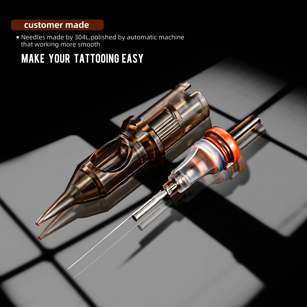 Ambition 1RL 3RL 5RL 7RL 9RL 11RL 7RM 9RM 13RM Revolution Tattoo Cartridges Round Liner Shader Curved Magnum Tattoo Needles