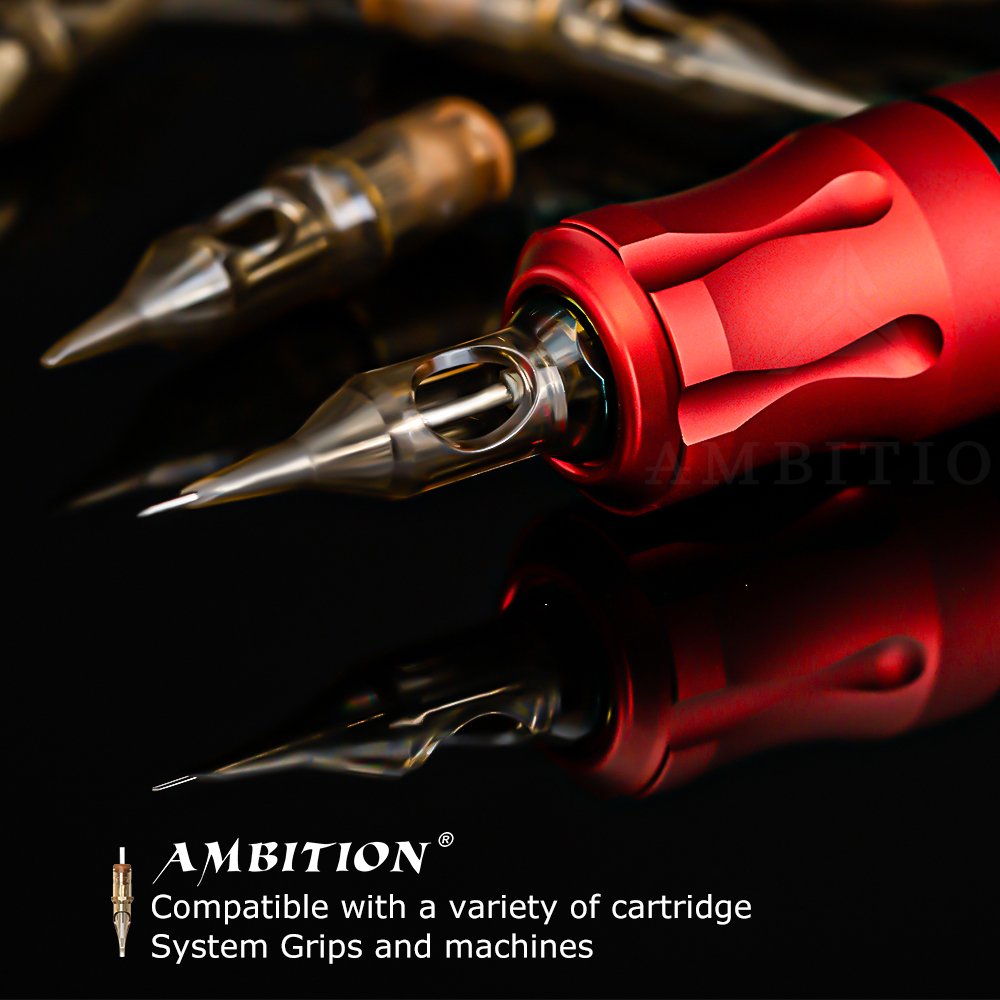 Ambition 1RL 3RL 5RL 7RL 9RL 11RL 7RM 9RM 13RM Revolution Tattoo Cartridges Round Liner Shader Curved Magnum Tattoo Needles