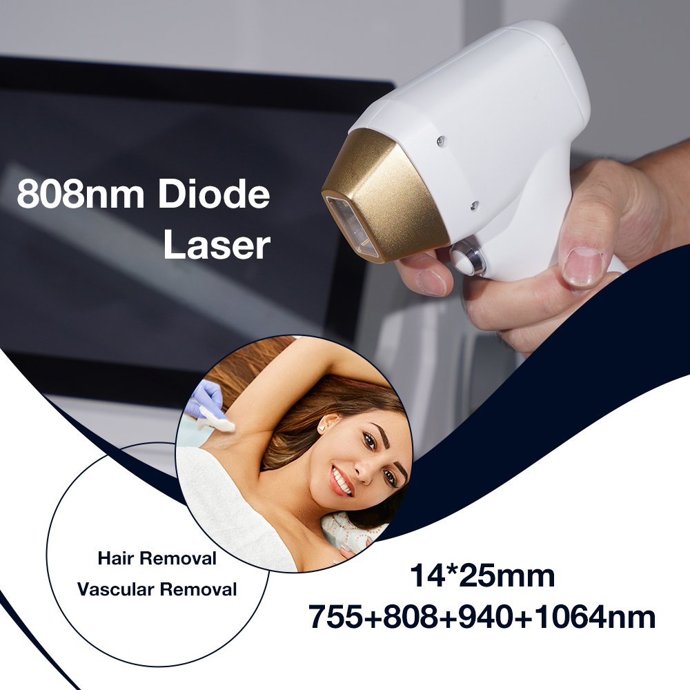 2In1 4 Wavelengths 808 Diode Laser Carbon Peeling Nd Yag Tattoo Removal Machine