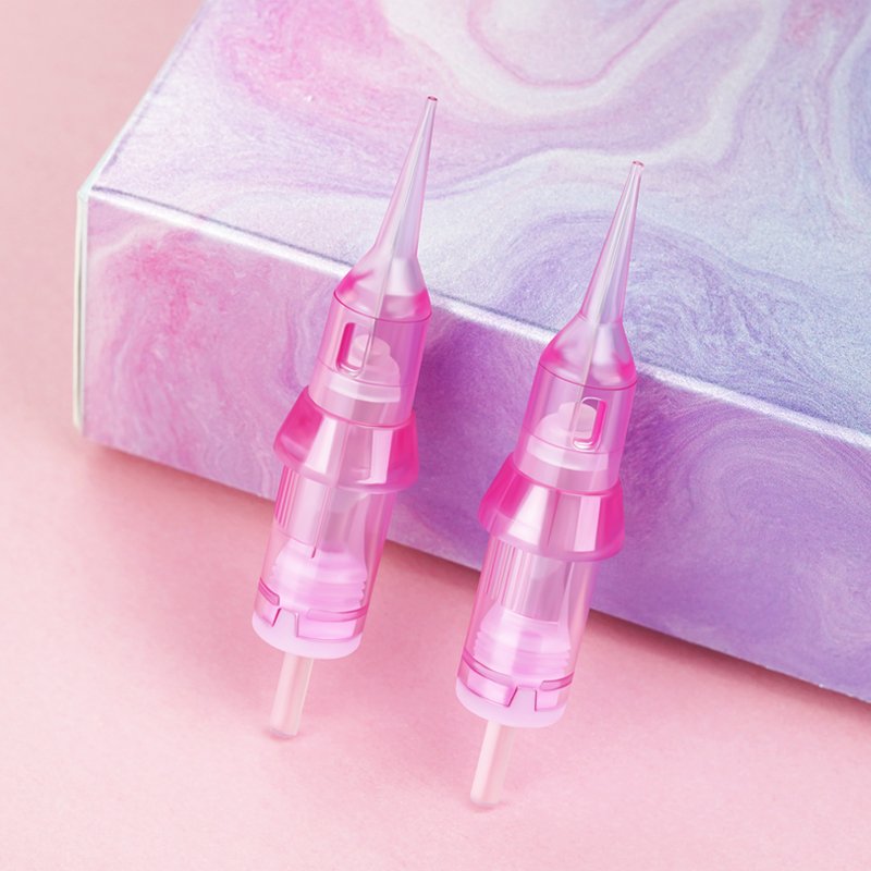 20pcs/Box Biomaser Permanent Makeup Tattoo Cartridge Tattoo Needles RL Disposable Sterilized Safety Tattoo Needle