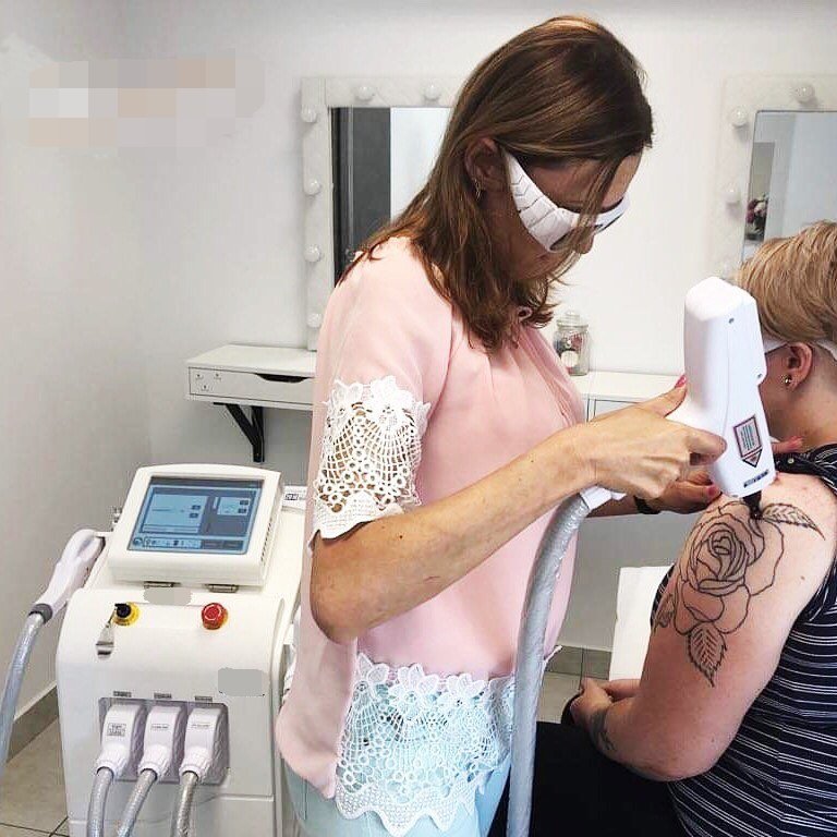 Nd Yag Laser Q Switch 1064 532 KTP Tattoo Removal Carbon Skin Peeling