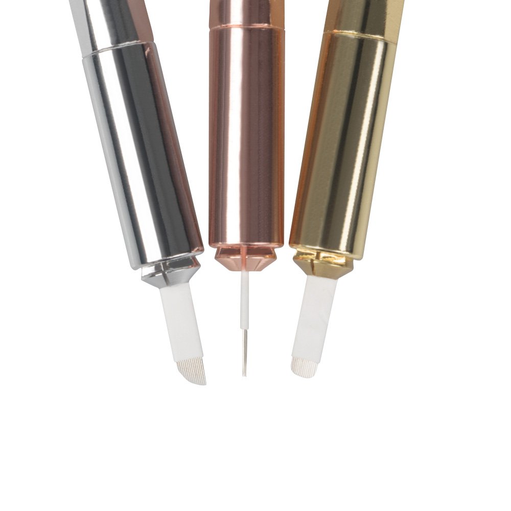 Tebori Pen Tattoo Pen Cartridge Needles Permanent Makeup Microblading Manual Pen PMU Professional Eyebrow Lips Eyelash Supplies