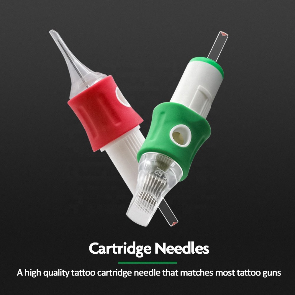 Upgrade Premium MO Tattoo Needle Cartridge Permanent Makeup Tattoo Cartridge Needles Finger Rubber Tattoo Cartridge