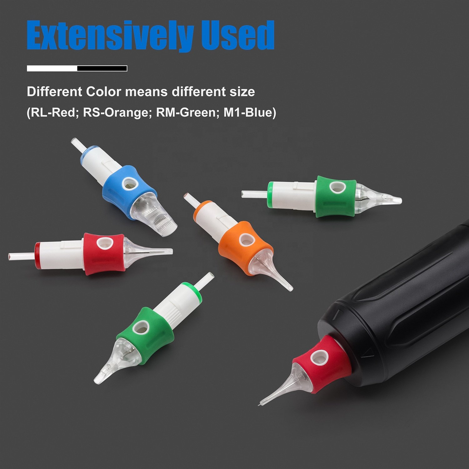 Upgrade Premium MO Tattoo Needle Cartridge Permanent Makeup Tattoo Cartridge Needles Finger Rubber Tattoo Cartridge