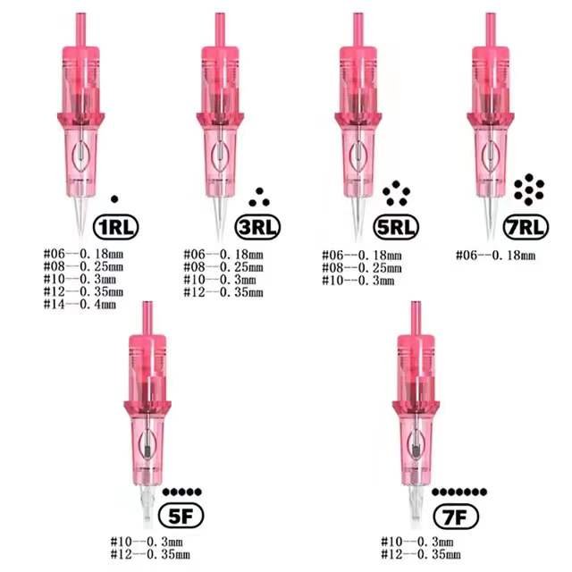 Permanent 1p tattoo makeup cartridge needles