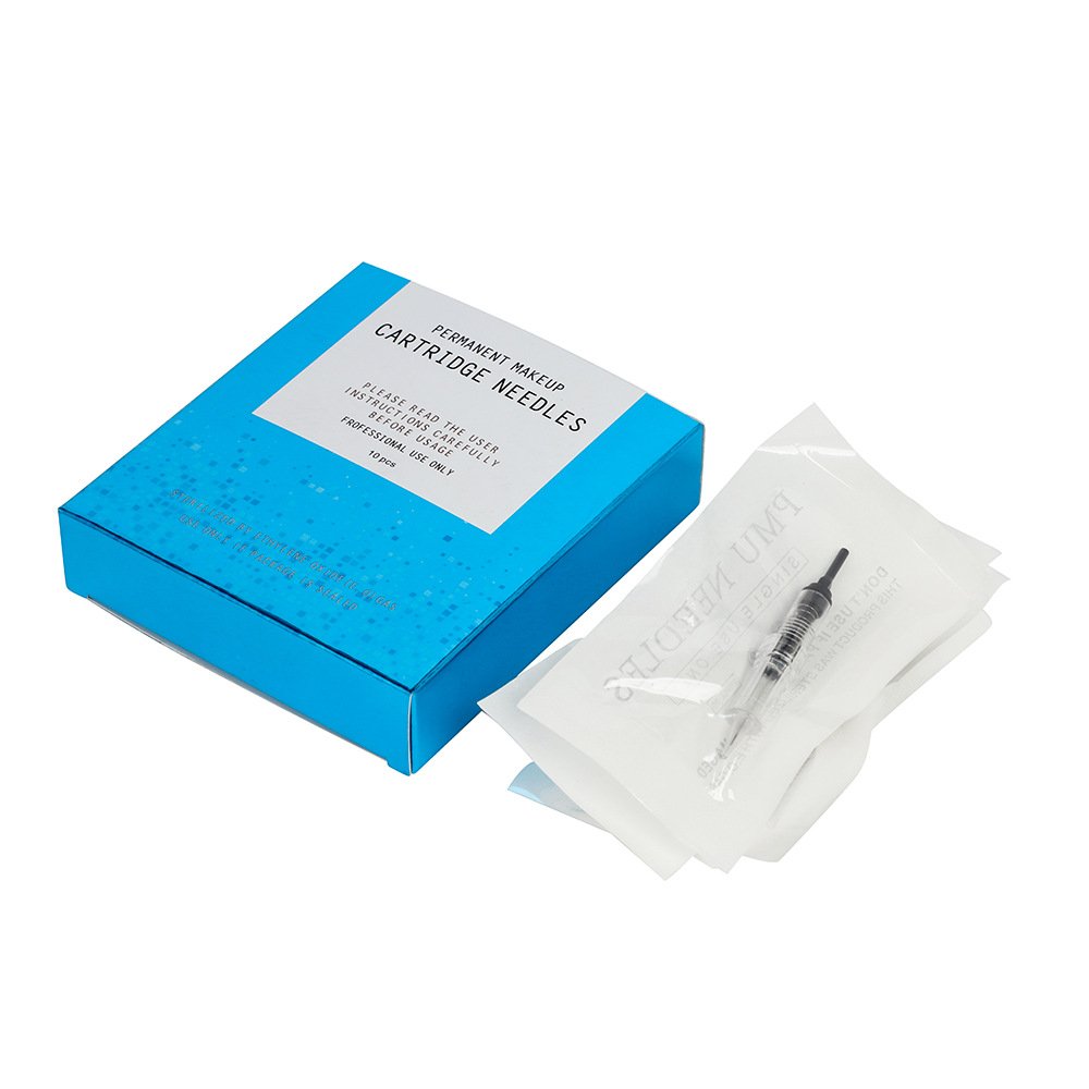 PMU Cartridge Needle Microblading Machine Needles Black Pearl Eyebrow Tattoo 1RL Permanent Makeup Supplies