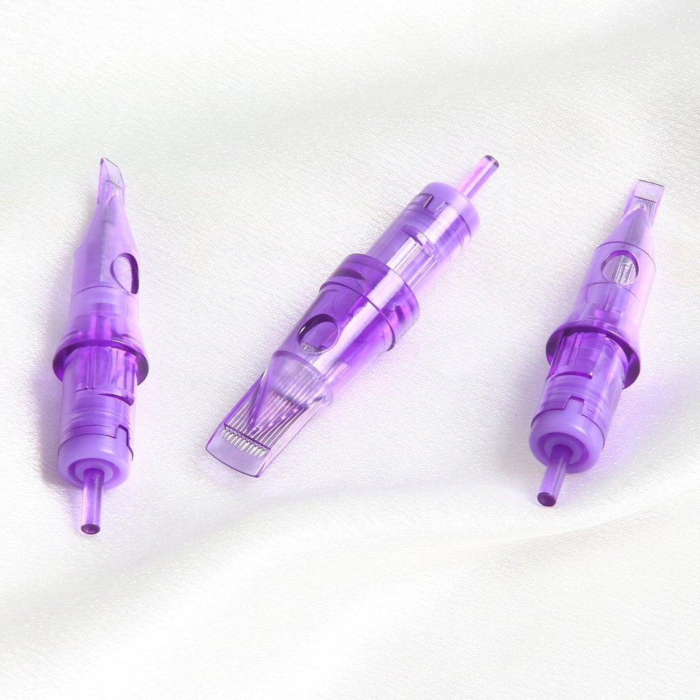 10pcs universal tattoo cartridge needle wholesale permanent makeup & scalp needle with safety membrane Round liner 1RL 3RL