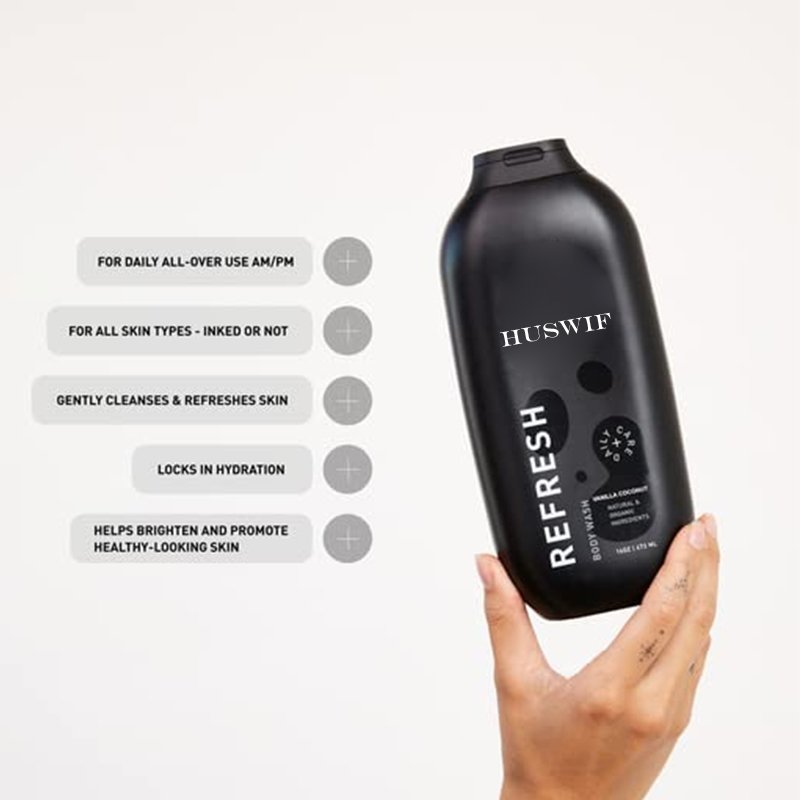 Private Label Tattoo Aftercare Natural Cleansing Ingredients Body Wash Liquid Soap for all skin types