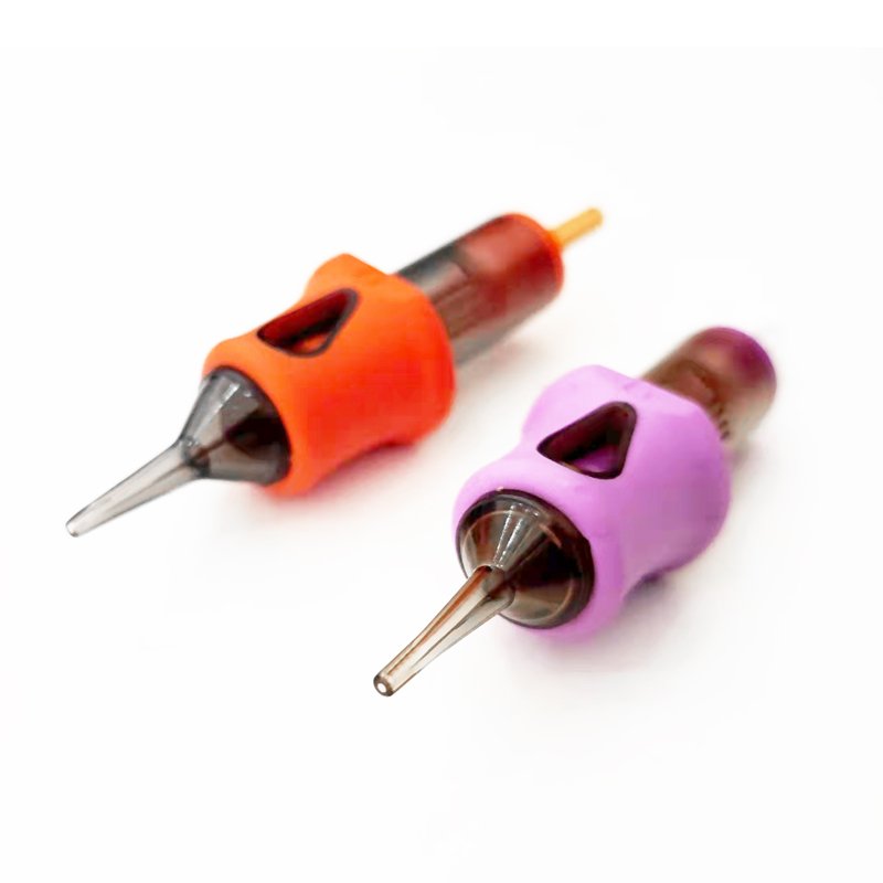 OEM Available Professional 1RL Tattoo Cartridge Needle For Permanent Makeup SMP 0.15 0.18 0.20 0.25 0.30mm Silicon Grip