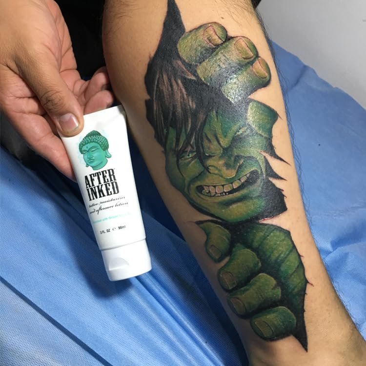After Inked Tattoo Aftercare Lotion Moisturizer 3oz Tattoo Balm Ink Hydration Tattoo Aftercare