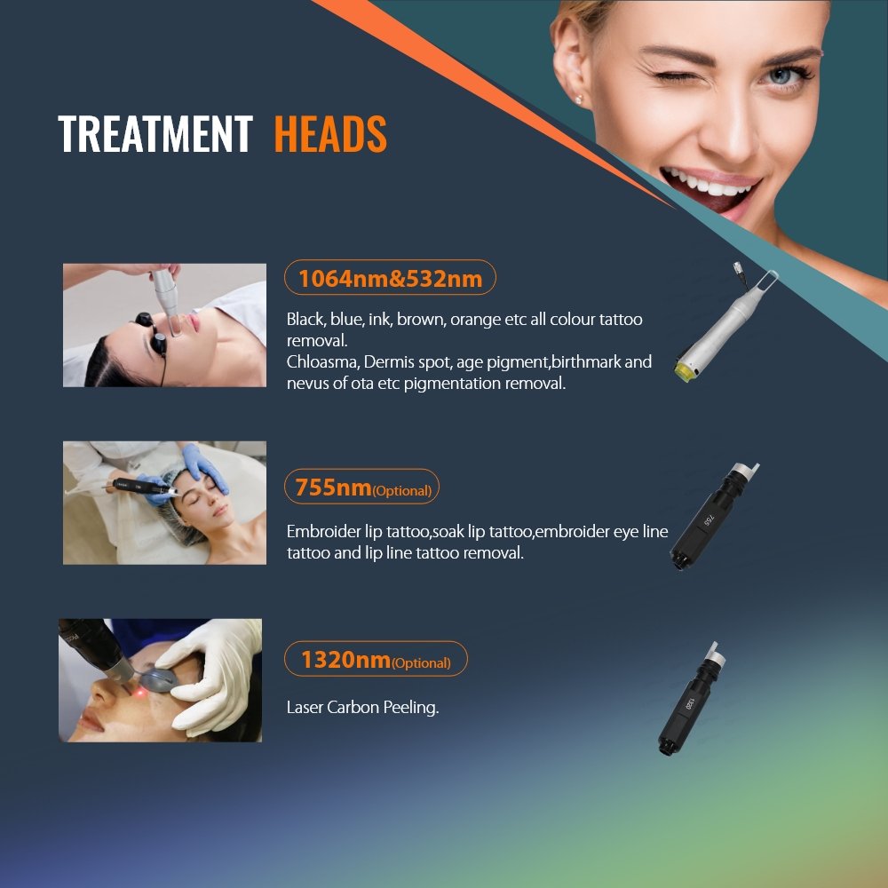 Excellent treatment results laser picosecond tattoo removal machine