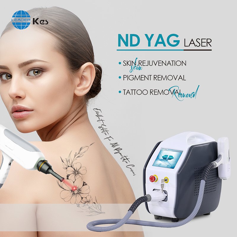 KES Hot Sale AL Long Pulse ND-Yag Laser 532 1064Nm Nd Yag Laser Tattoo Removal Machine Laser Tattoo Removal Beauty Device