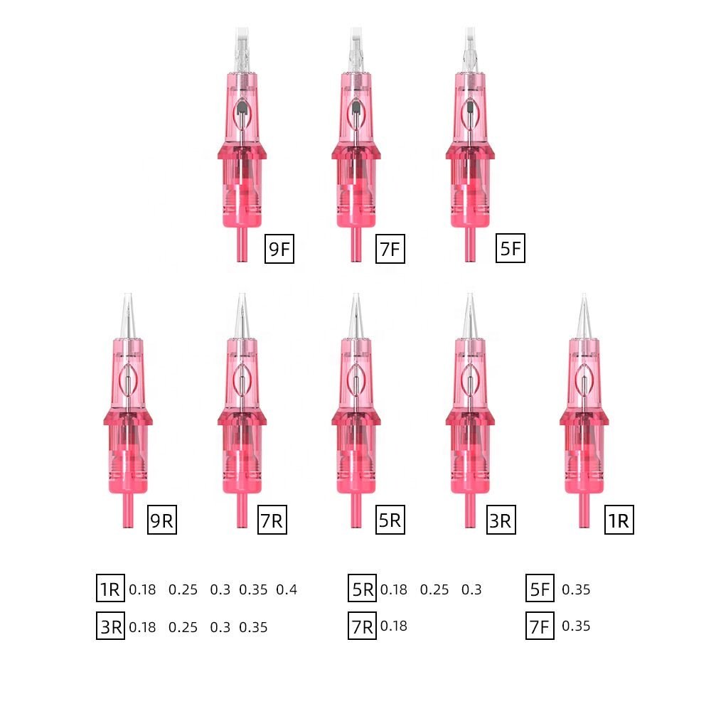 Universal cartridge Safety membrane needle cartridges pmu supplies wireless permanent makeup machine with universal standard fit