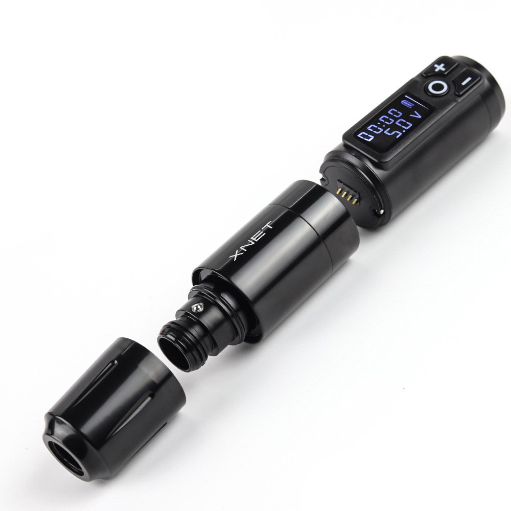 Custom Logo Rotary Tattoo Machine Wireless Battery Professional Permanent Pen Tattoo Gun Pen 4mm Stroke Pmu Tattoo Machine