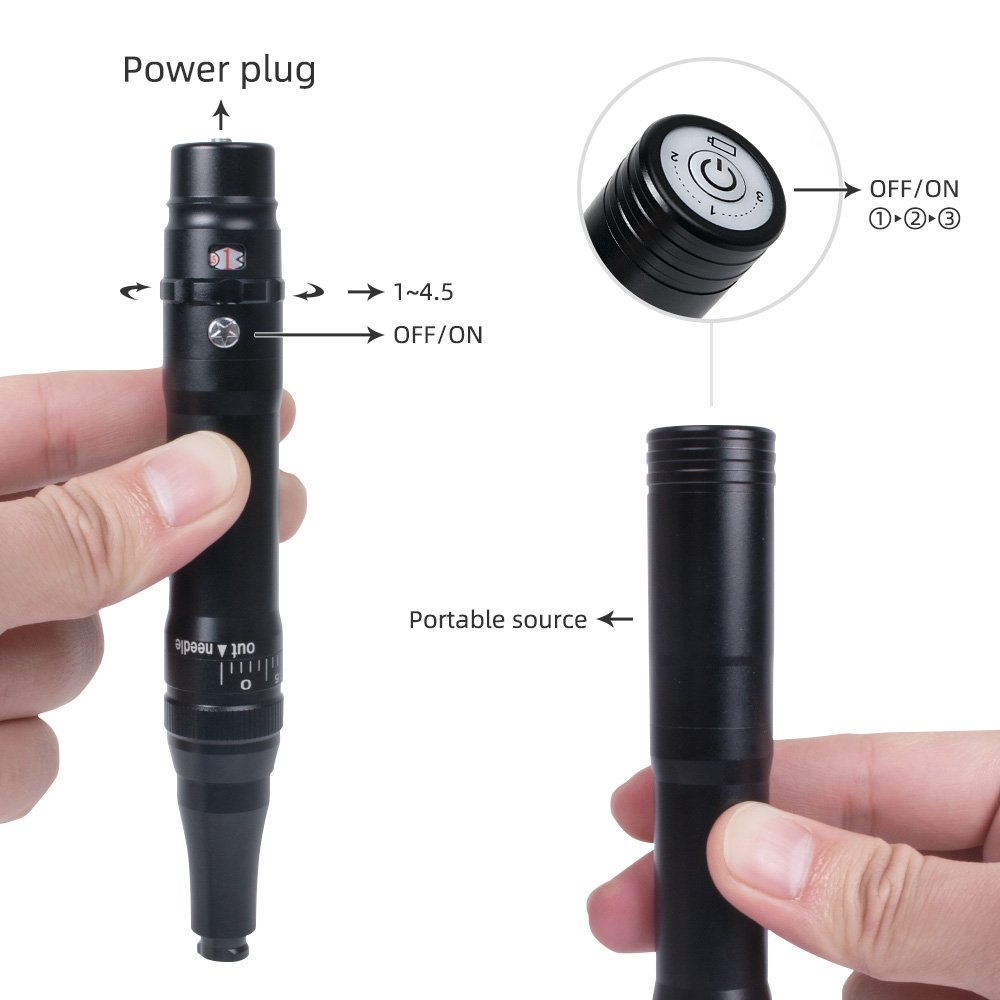 Free To Make Private Logo Professional Wireless Battery Permanent Makeup Tatoo Machine Microblading Machine Pen