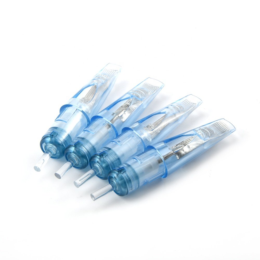 2024 WJX ACME blue color tattoo premium OEM accept Membrane tattoo cartridge needle hot sale permanent makeup needle