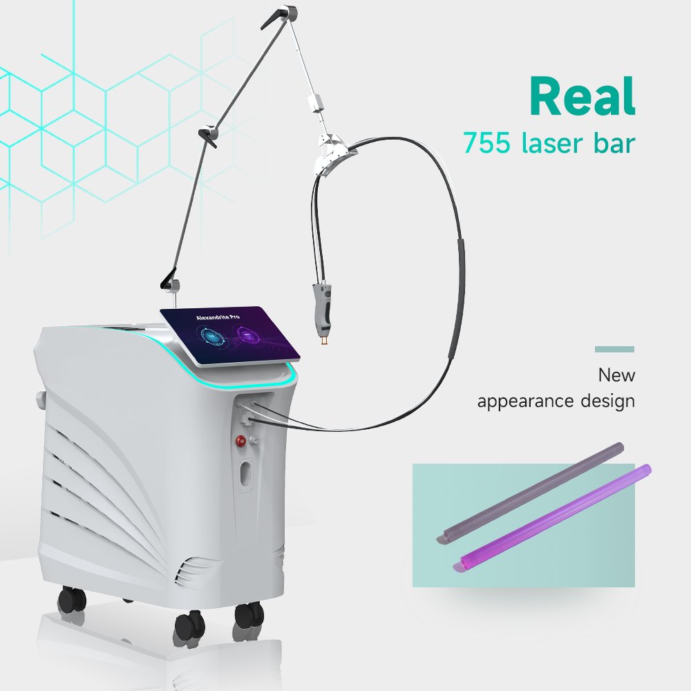 DFLASER Stationary Beauty Device Permanent Hair Removal with Alexandrite Laser for Hair Removal