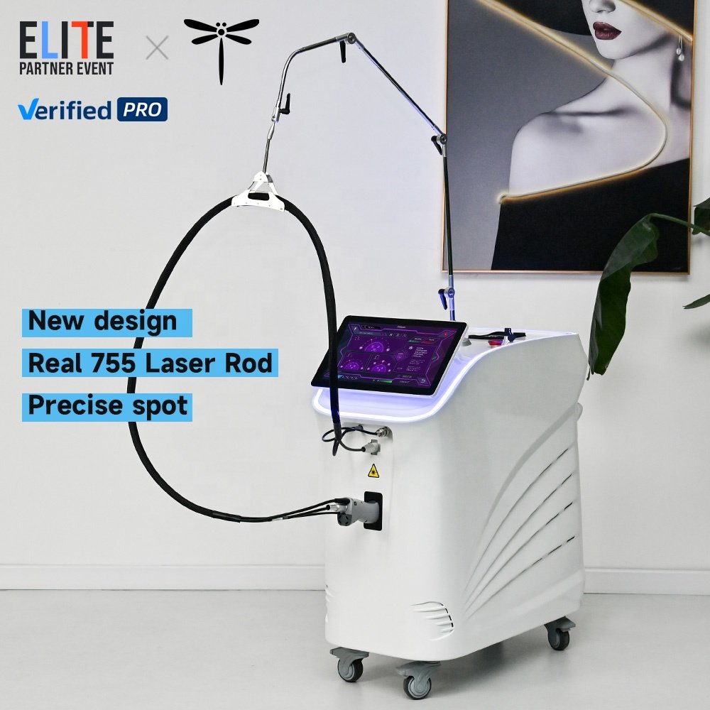 DFLASER Stationary Beauty Device Permanent Hair Removal with Alexandrite Laser for Hair Removal