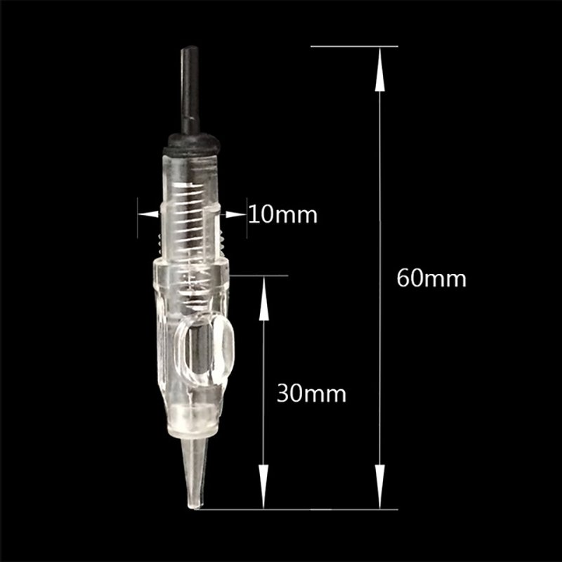 Agulha Easy Click Permanent Makeup Tattoo Needle Dermograph Micropigmentation Cartridge Needle For 600D-G Tattoo Eyebrow Machine