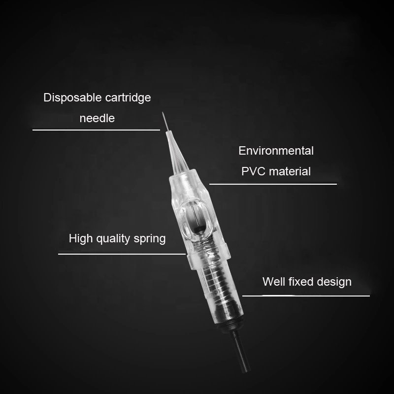 Agulha Easy Click Permanent Makeup Tattoo Needle Dermograph Micropigmentation Cartridge Needle For 600D-G Tattoo Eyebrow Machine