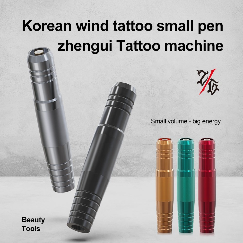 New PMU Rotary Tattoo Pen Eyebrow Permanent Make Up Machine With Cartridge Needles