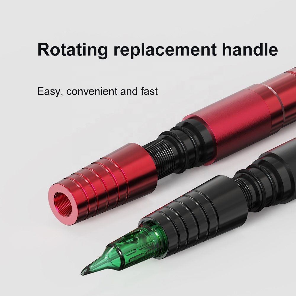 New PMU Rotary Tattoo Pen Eyebrow Permanent Make Up Machine With Cartridge Needles