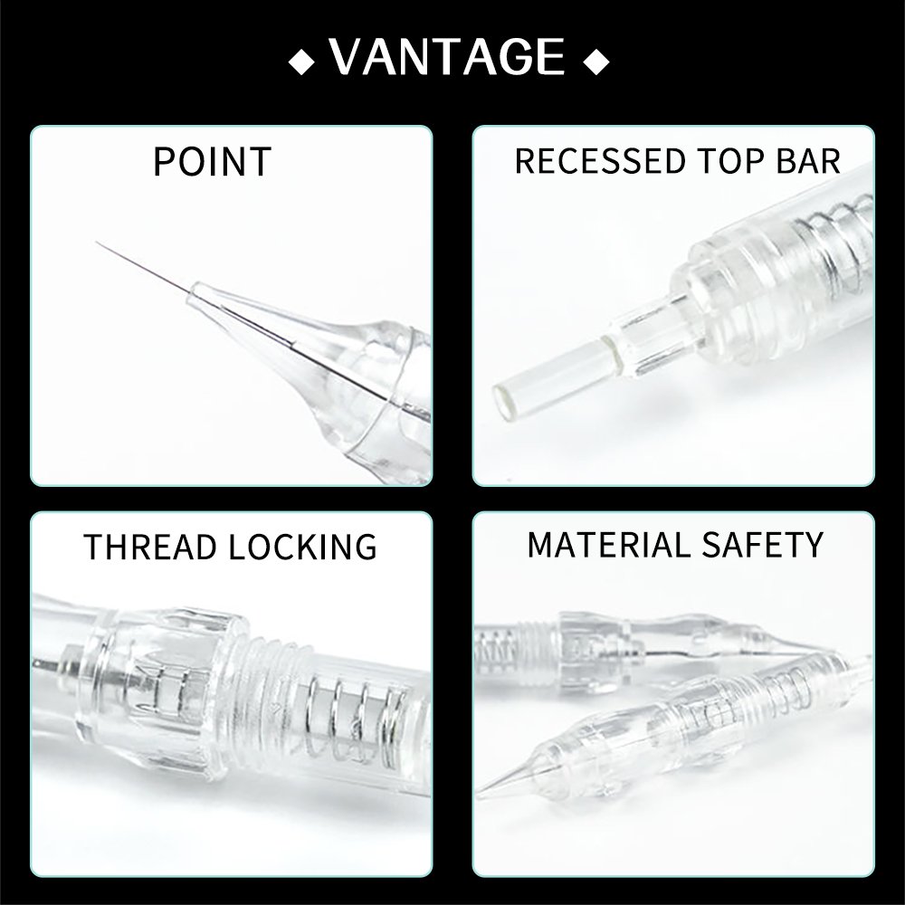Popular Permanent Makeup Black Pearl Machine Needle Cartridge Needles For Permanent Makeup Eyebrow Tattoo Cartridge Needle