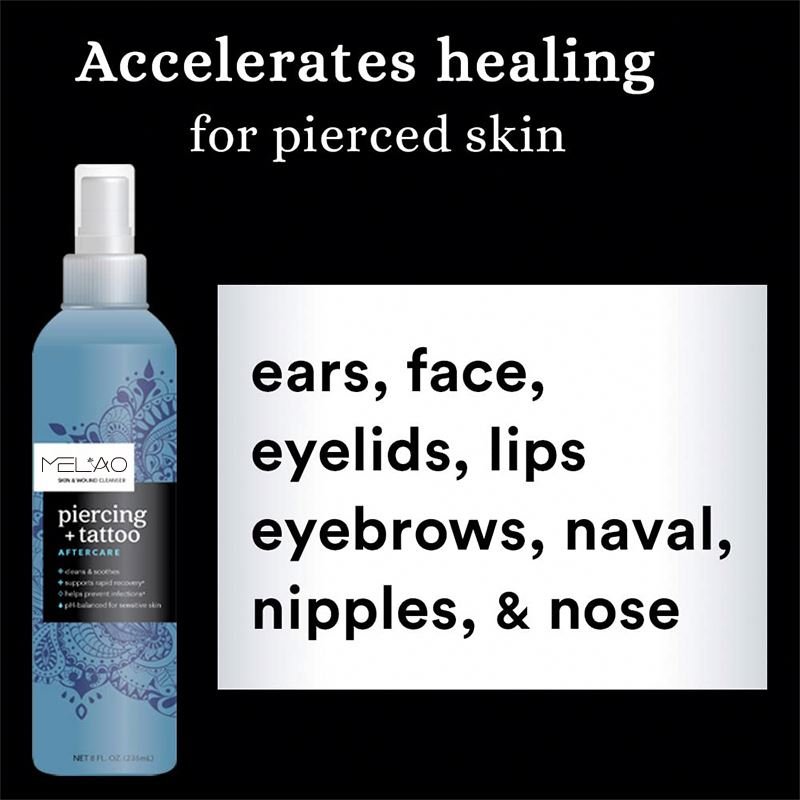 Custom Logo For Tattooing Deep Cleaning Wholesale Private Label Tattoo Piercing Aftercare Spray