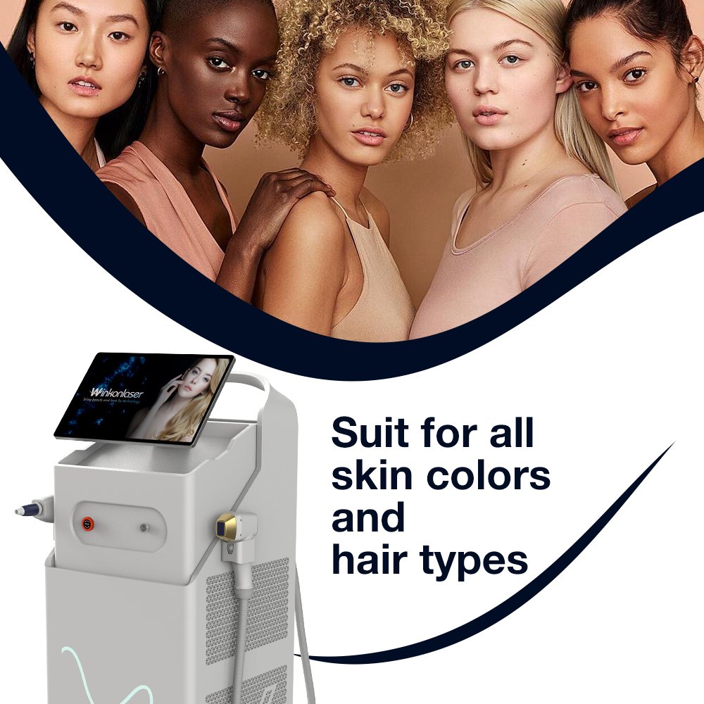 2 In 1 808 Laser Depilation Diode Laser Nd Yag And Tattoo Removal Skin Rejuvenation Machine