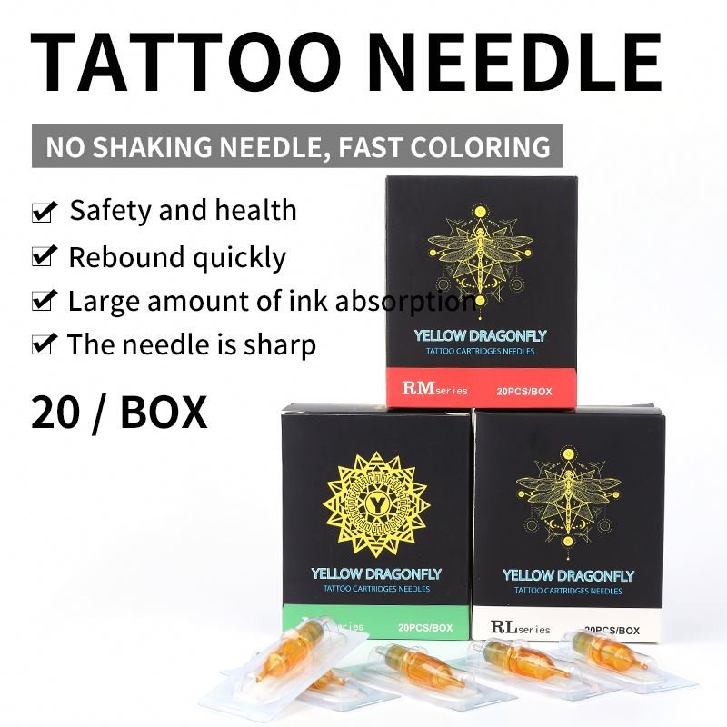 Disposable Professional Makeup Cartridge Needles Tattoo Integrated Needle for Tattoo Pen Machine Permanent Cartridge Needles